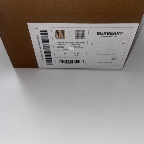 Burberry sandal slides - Picture 7 of 7